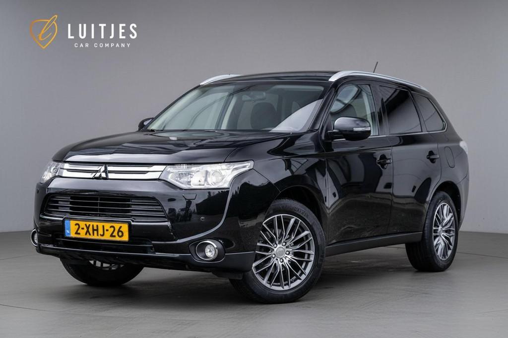 Mitsubishi Outlander 2.0 Instyle 7-pers|Schuifdak|Leder|Trek, Auto's, 15 km/l, 4 cilinders, 150 pk, 7 stoelen