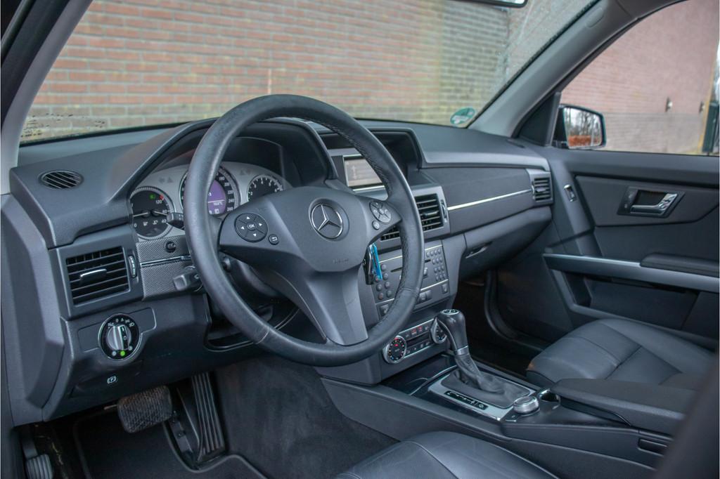 Mercedes-Benz GLK-Klasse 280 4-Matic, Panoramadak, Leder, Xe, Auto's, Automaat, 232 pk, Gebruikt, Zwart