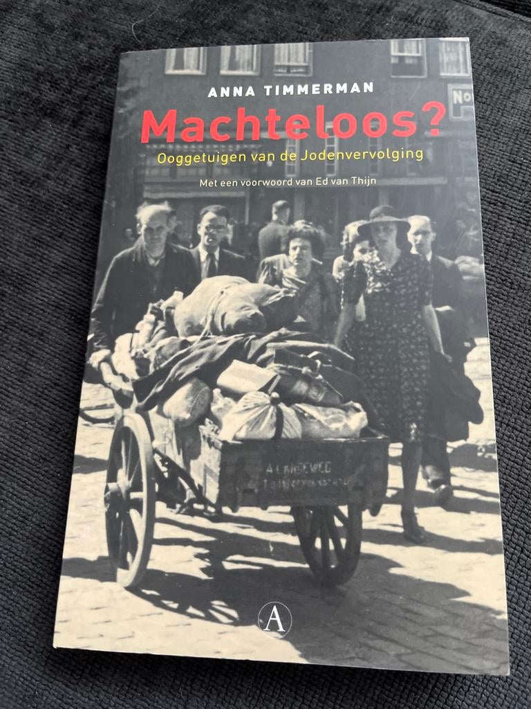 Machteloos? Ooggetuigen van de Jodenvervolging - Anna Timmer, Ophalen of Verzenden, Zo goed als nieuw