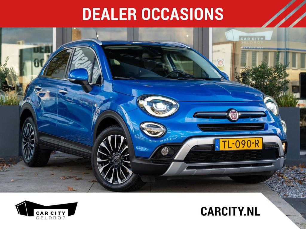Fiat 500 X 1.0 GSE City Cross / Keyless / LED koplampen / Cr, Voorwielaandrijving, Gebruikt, Met garantie (alle), Blauw