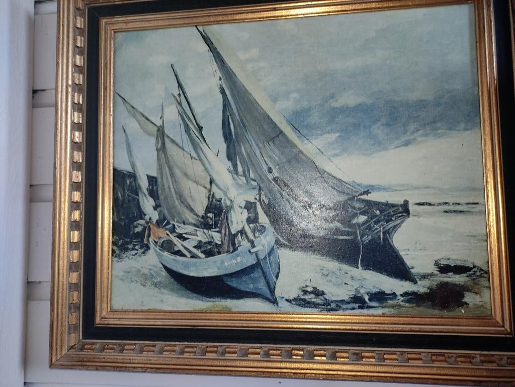 Gustave Courbet 1819-1877 olieverf gesigneerd, Ophalen of Verzenden