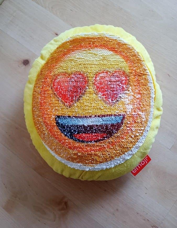 smiley knuffel pailletten, Kinderen en Baby's, Speelgoed | Knuffels en Pluche, Ophalen of Verzenden, Overige typen