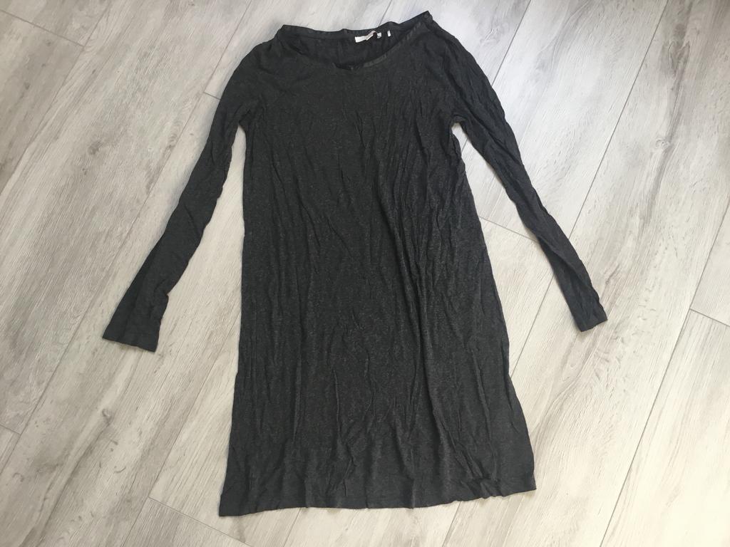 Grijze jurk M positiejurk, Kleding | Dames, Positiekleding, Maat 38/40 (M), Jurk, Ophalen of Verzenden, Zo goed als nieuw