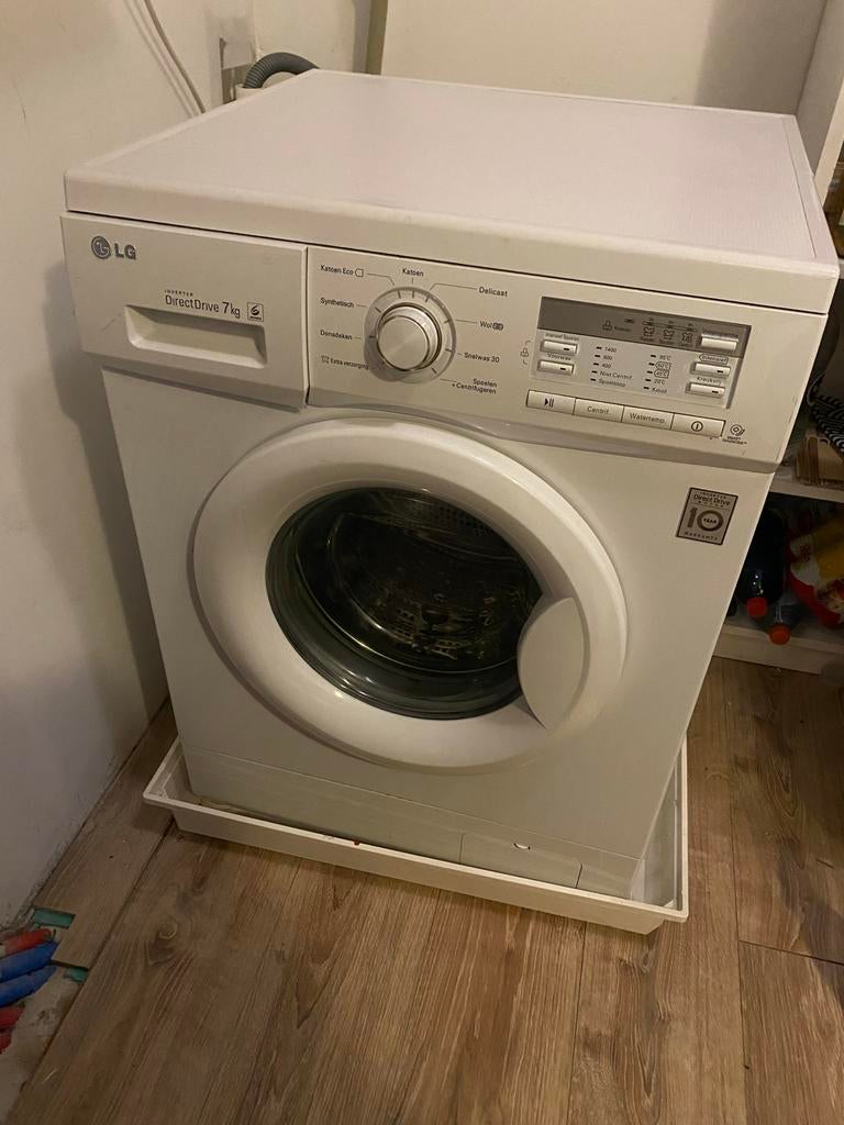 LG DirectDrive 7kg wasmachine, Witgoed en Apparatuur, Wasmachines, Ophalen, Gebruikt, Voorlader, Kort programma