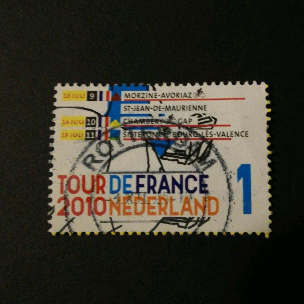 NEDERLAND 2010 Tour de France, Postzegels en Munten, Postzegels | Nederland, Ophalen of Verzenden