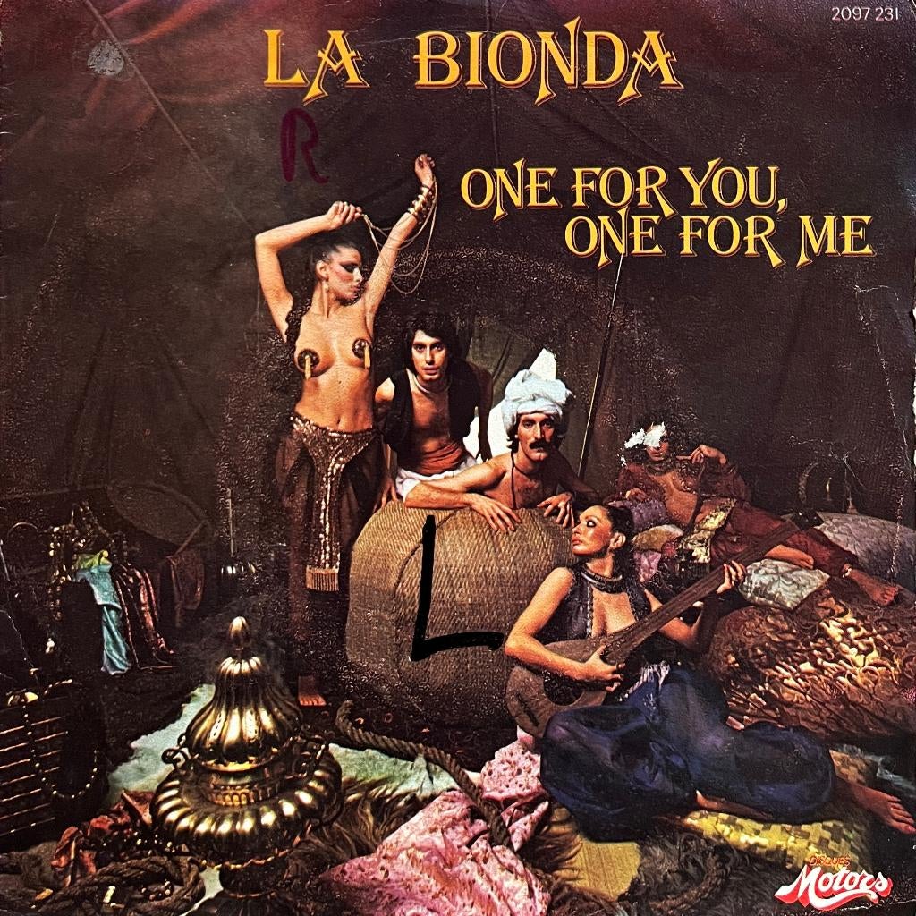 Vinyl single: La Bionda - One for you, one for me, Gebruikt, 7 inch, Single, Ophalen of Verzenden