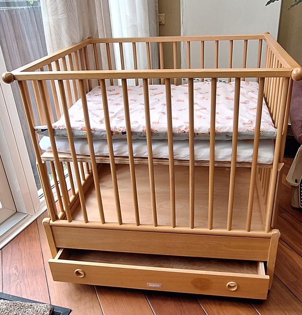 Babybox Bopita, Kinderen en Baby's, Boxen, Ophalen, Gebruikt, Vierkant, In hoogte verstelbaar