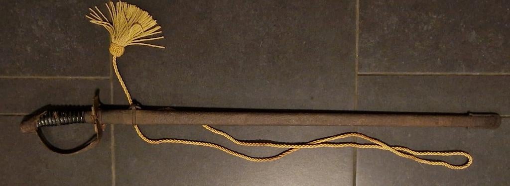 Antieke sabel met kwast - decoratief object ca 90cm, Ophalen of Verzenden, Gebruikt