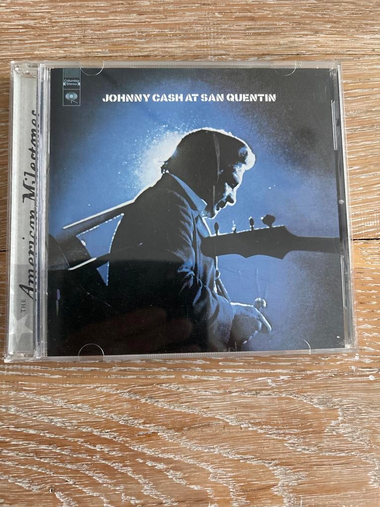 Johnny Cash - At San Quentin CD (American Milestones), Ophalen of Verzenden, 1960 - 1969, Gebruikt