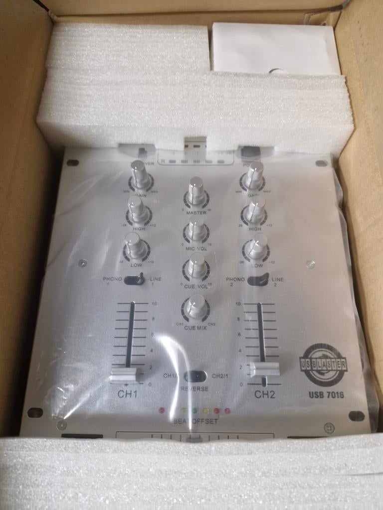 Dj mixer nieuw, Ophalen of Verzenden, Nieuw, Minder dan 5 kanalen