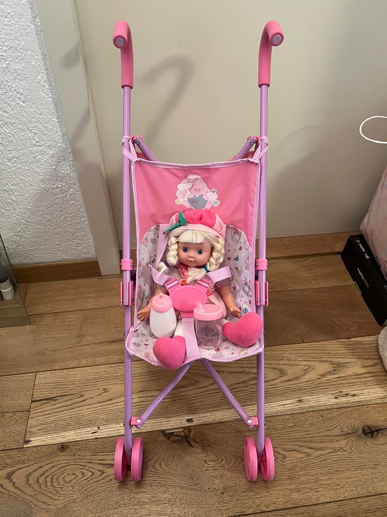 Baby doll with stroller, Ophalen, Babypop