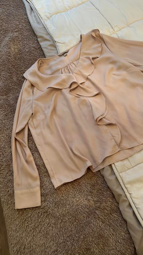 Blouse, Ophalen, Zo goed als nieuw, Maat 42/44 (L), Roze