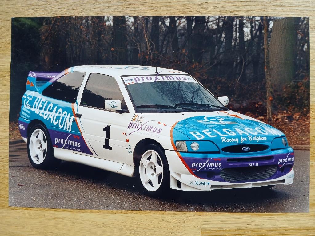 GREGOIRE DE MEVIUS     BELGACOM FORD ESCORT WRC, Ophalen of Verzenden, Nieuw, Ford, Rally