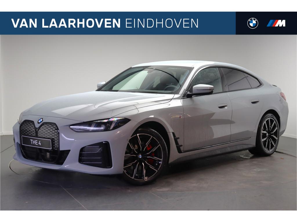 BMW i4 eDrive40 Gran Coupe M Sport / Achteruitrijcamera / Ad, Achterwielaandrijving, Zwart, 2020 kg, Leder