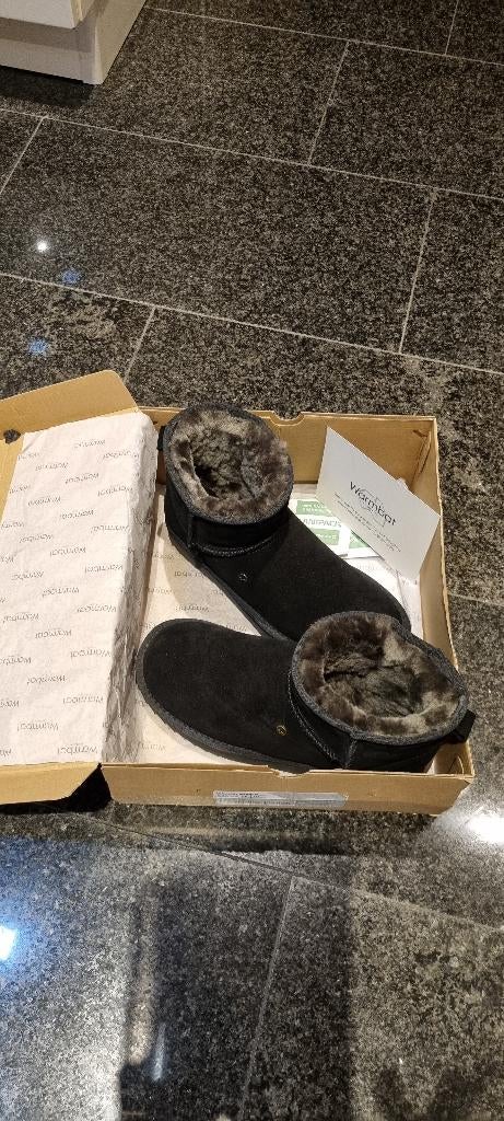 Warmbat, Zwart, Lage of Enkellaarzen, Nieuw, Ophalen of Verzenden