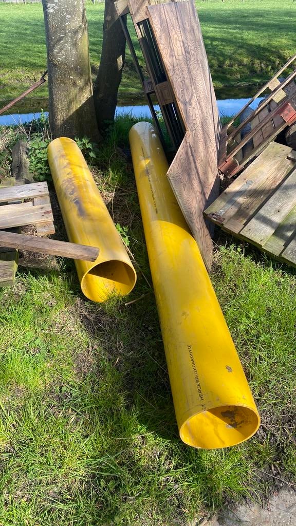 Pvc buis 25 cm doorsneed, Ophalen, Pvc, Zo goed als nieuw, Minder dan 2 meter