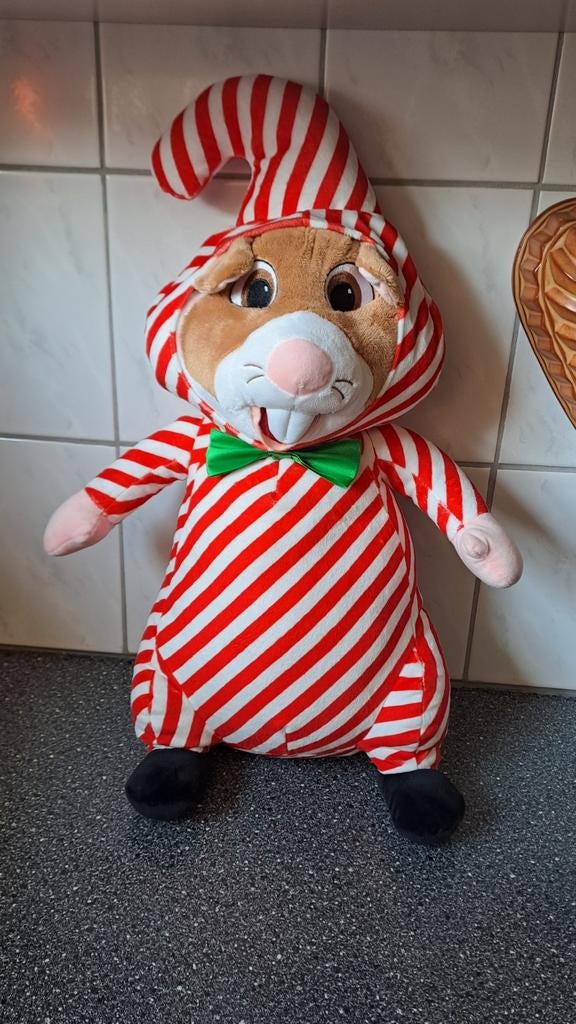 Kerst knuffel hamster AH zuurstok 50 cm, Albert Heijn, Onbekend, Ophalen of Verzenden, Onbekend