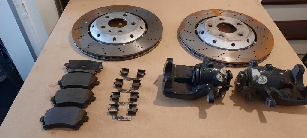 Audi RS4 8E B7 OEM BBK complete remmenset achter, Ophalen of Verzenden, Gebruikt, Seat
