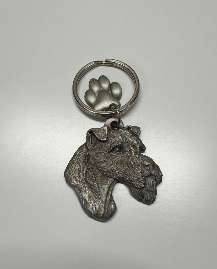 Sleutelhanger Welsh Terrier - tin, Dier of Natuur, Nieuw, Ophalen of Verzenden, Nvt