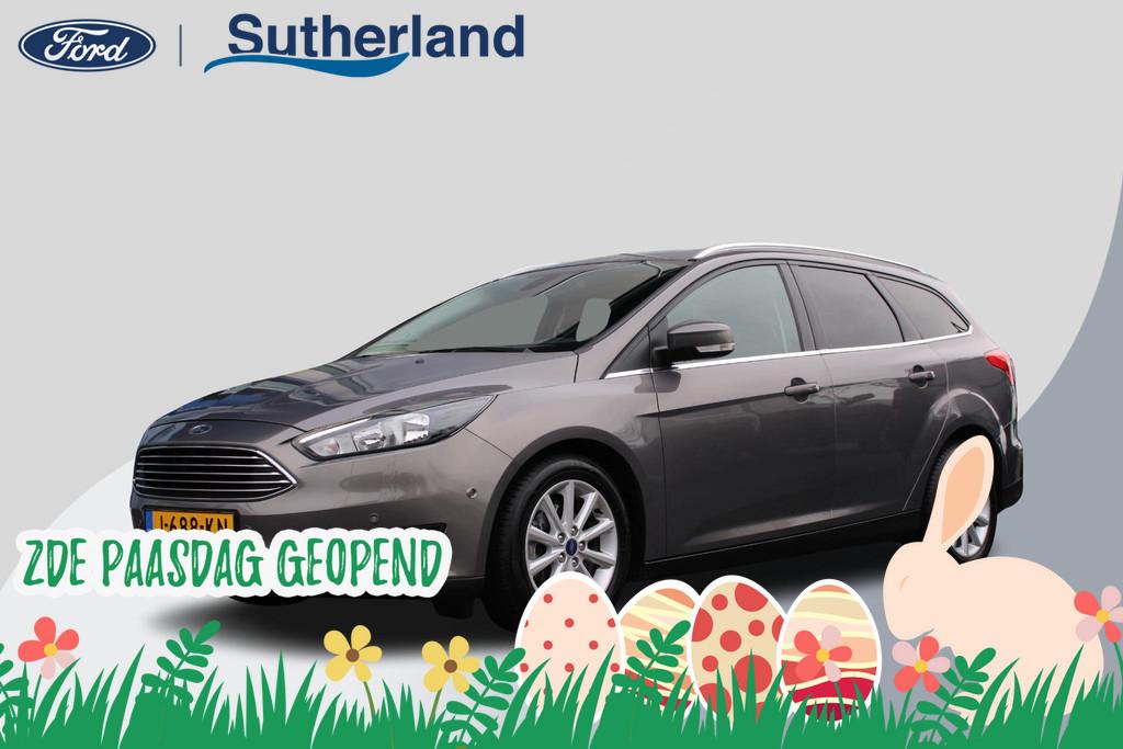 Ford Focus Wagon 1.0 Titanium | Automaat | Climate Control |, Gebruikt, Euro 6, Bruin, 1245 kg