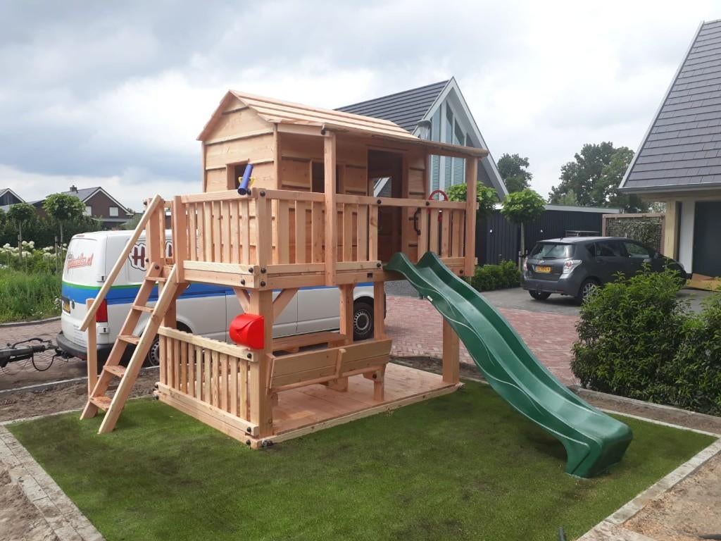BOOMHUT KASTEEL speeltoren speelhuis klimoren speeltoestel, Ophalen, Nieuw, Schommel, Aanbouwonderdeel