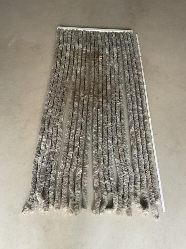 Kattenstaarten vliegengordijn, Ophalen, Gebruikt, Rechthoekig, 50 tot 100 cm