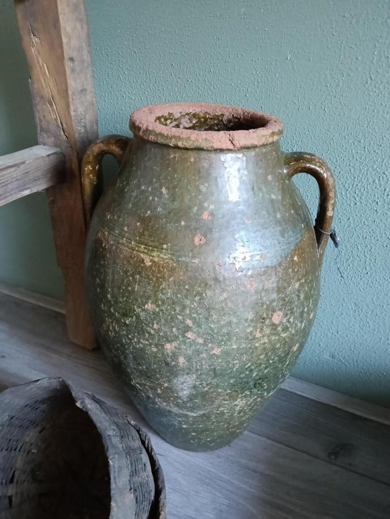 Hoffz kruik, Ophalen, Groen, Steen/keramiek, Landelijk