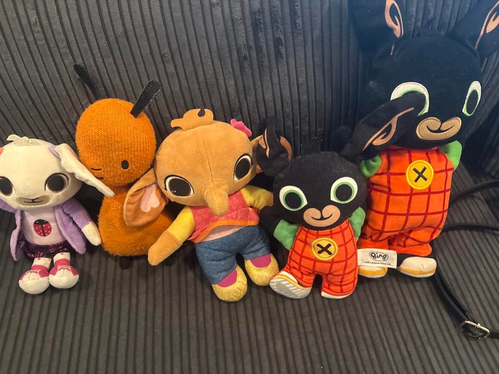 Bing en vriendjes knuffels, Ophalen of Verzenden, Gebruikt, Overige typen
