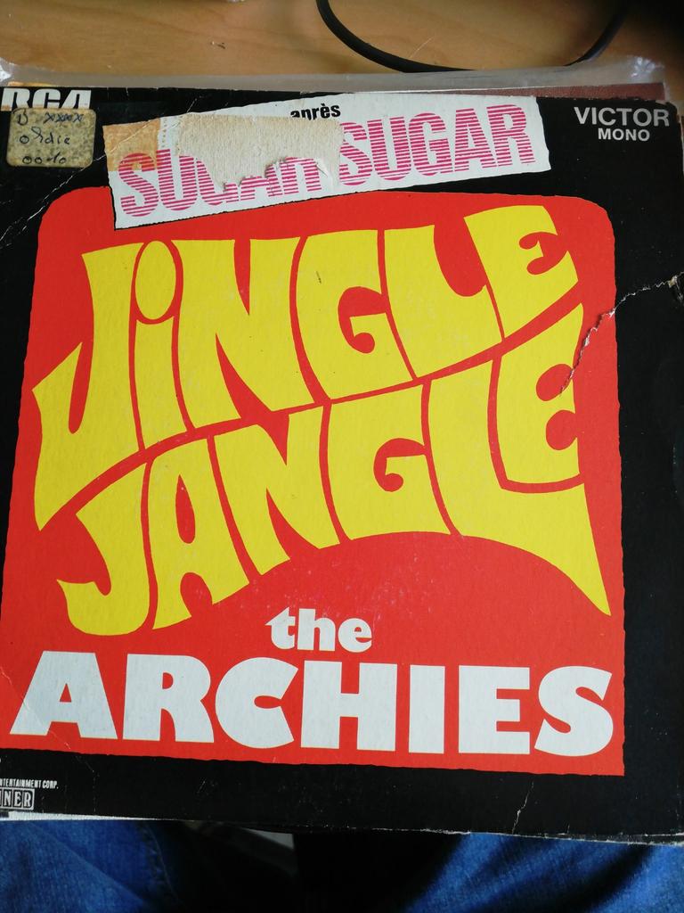 The Archies - Jingle Jangle / Justine (Vinyl Single), Ophalen of Verzenden, Gebruikt, Overige formaten