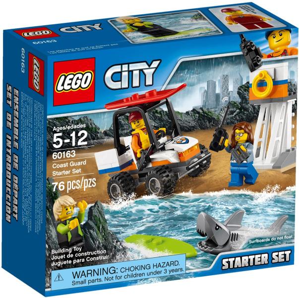 Lego City set 60163 Kustwacht startset, City, Lego, Nieuw, Ophalen of Verzenden
