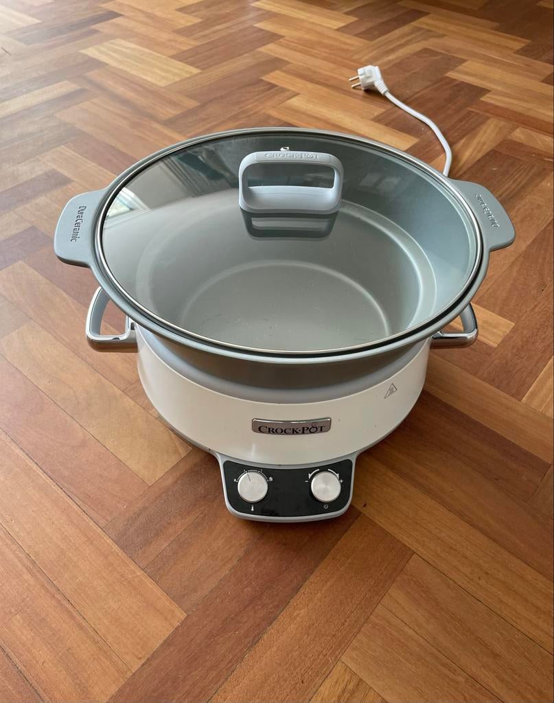 Crock-Pot DuraCeramic Slowcooker 6 liter CR027, Ophalen, Gebruikt