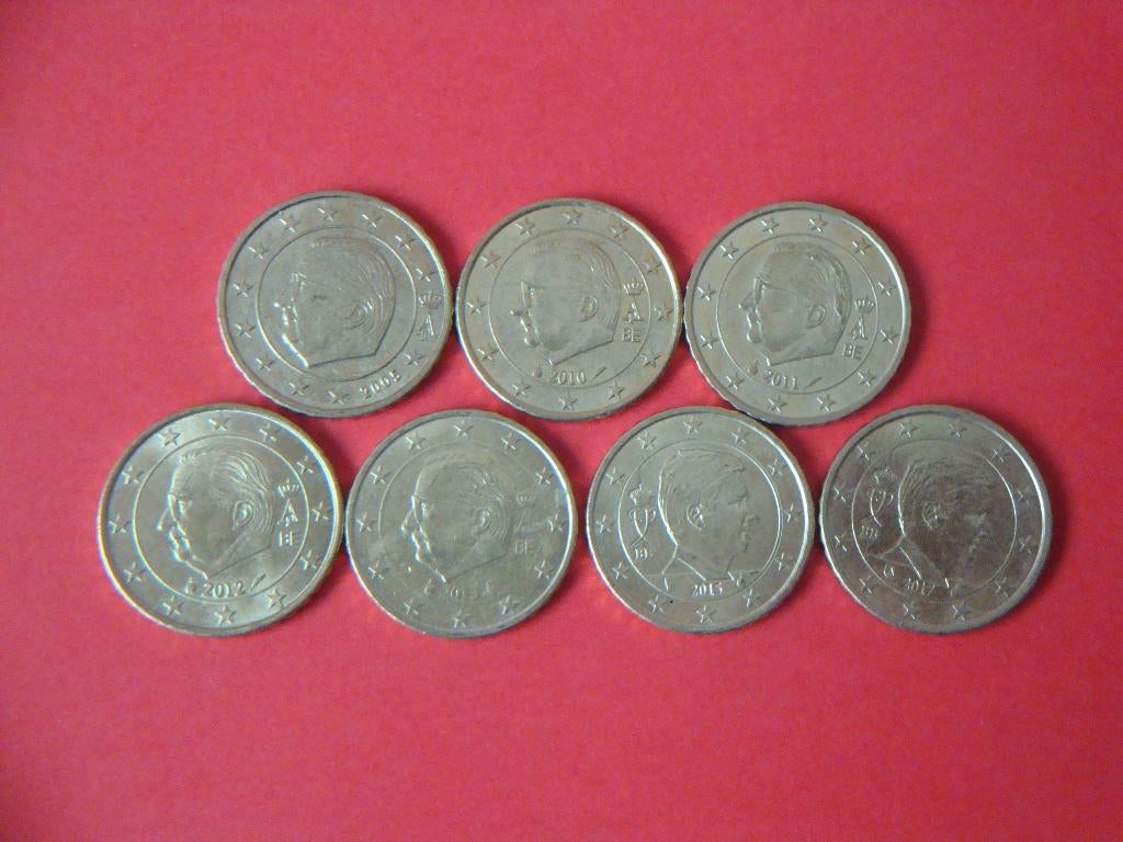 België setje munten 10 Eurocenten 2005 / 2017., Verzenden, Overig, Setje