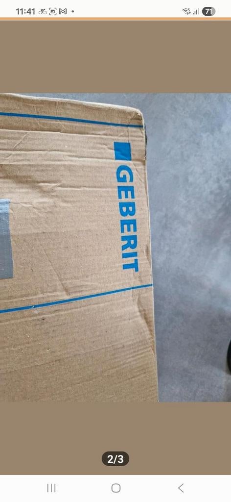 Nieuwe in doos Geberit Drukplaat wc, Overige materialen, 50 tot 150 cm, Overige typen, Nieuw