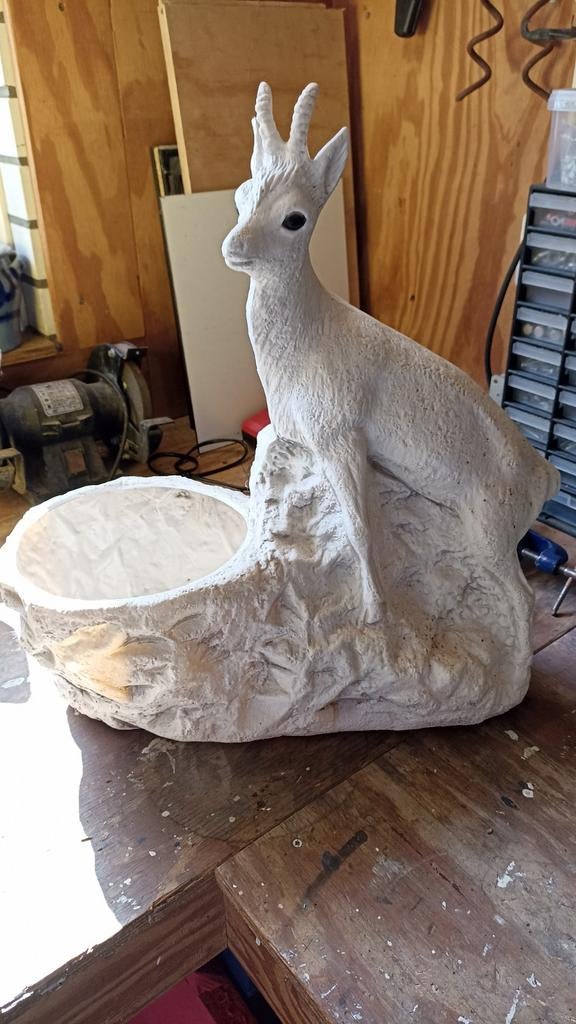 Bloempot, Rond, Ophalen of Verzenden, Aardewerk, Minder dan 40 cm