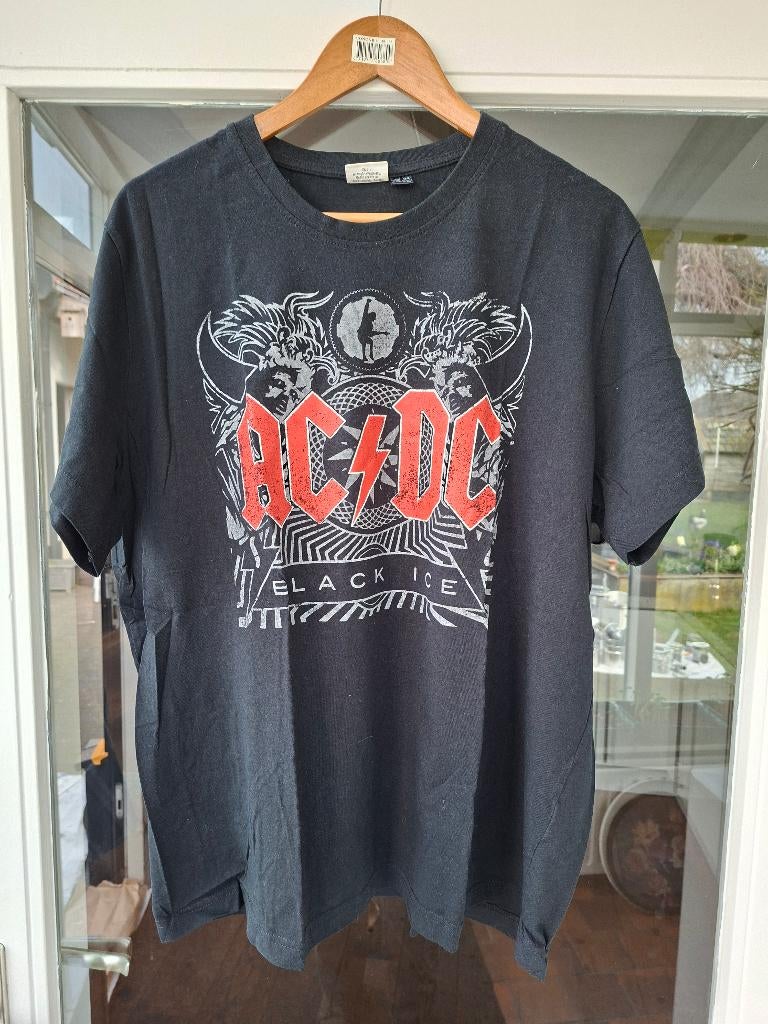 T-shirt AC/DC - Black Ice - maat XXL, Ophalen of Verzenden, Gedragen, Overige maten, Zwart
