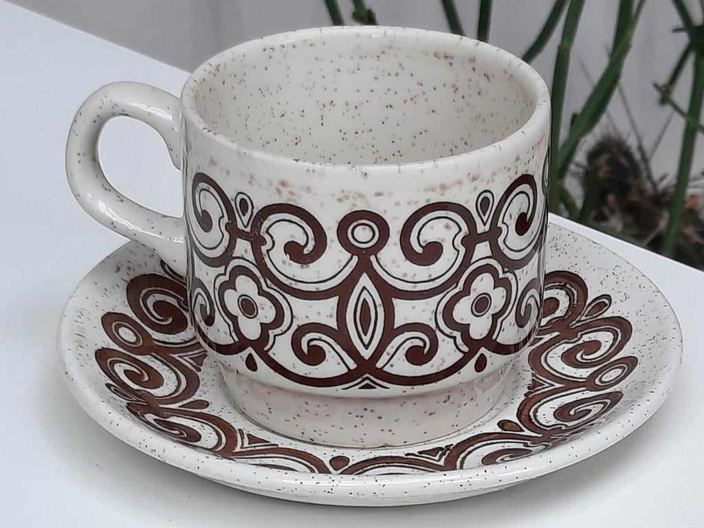 Biltons kop en schotel, Ophalen of Verzenden