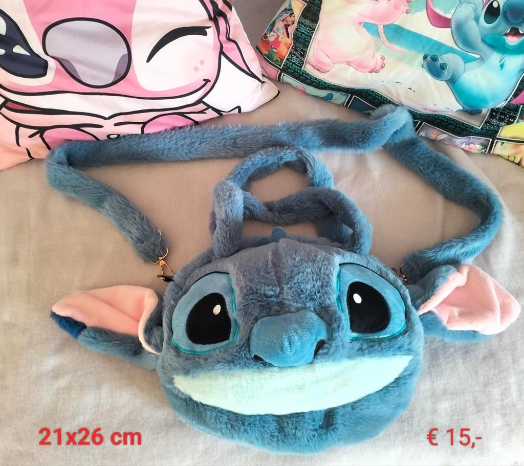 Stitch fluffy handtas groot, Kinderen en Baby's, Kindermode-accessoires, Ophalen of Verzenden, Nieuw, Onbekend