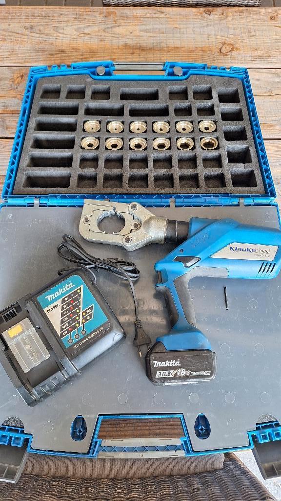 Klauke EK60UNV-L 18v kabelschoen perstang, ., Ophalen of Verzenden, Zo goed als nieuw, .