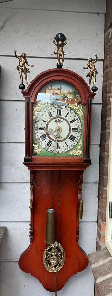 Antieke Friese staartklok 19de eeuw voor een liefhebber, Antiek en Kunst, Antiek | Klokken, Ophalen