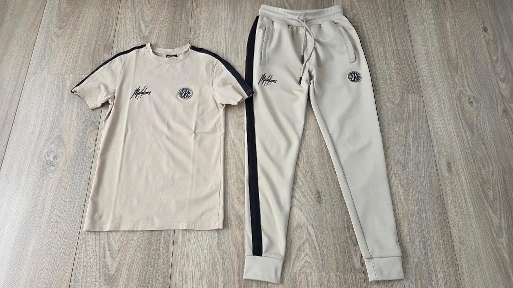 Malelions set xs, shirt en broek, Beige, Malelions, Ophalen of Verzenden, Gedragen