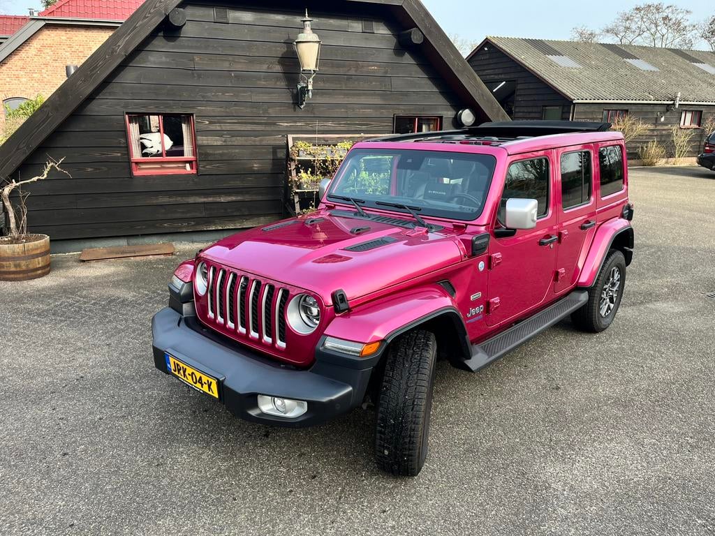 Jeep Wrangler Unlimited Overland Sky One-touch PHEV 2022, Automaat, Cabriolet, 2248 kg, Leder