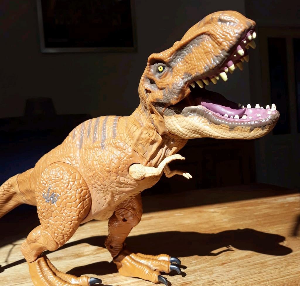 Hasbro 2015 Jurassic World Tyrannosaurus Rex dino park, Ophalen of Verzenden, Gebruikt