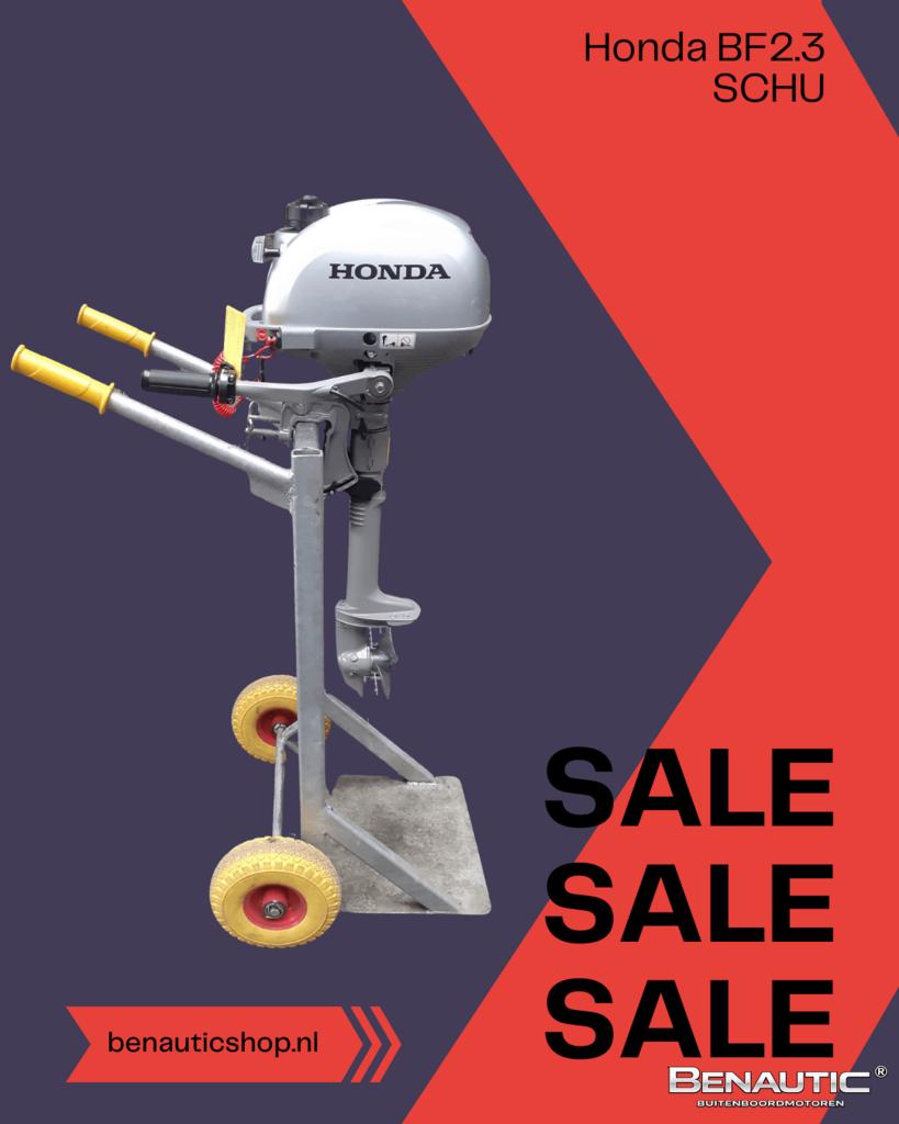 Direct leverbaar! Nieuwe Honda 2.3pk kortstaart BF2.3 SCHU, -, Nieuw, -, -