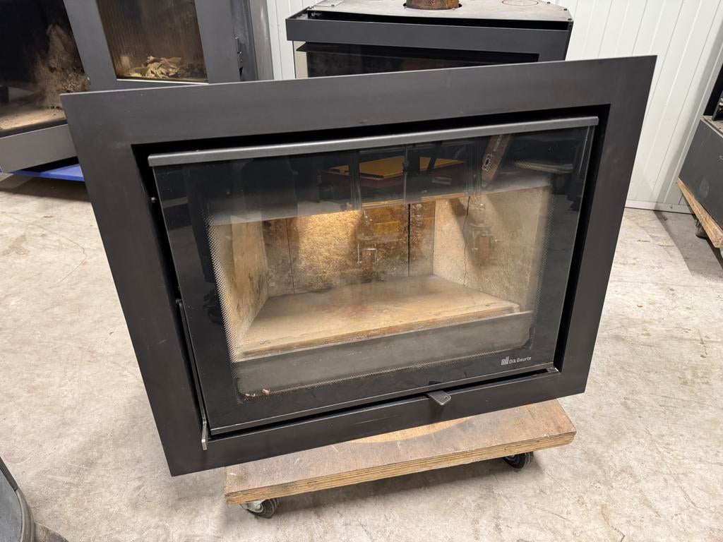 Dik Geurts Prostyle 650  inzethaard houtkachel, Gebruikt, Houtkachel, Ophalen of Verzenden, Inbouw