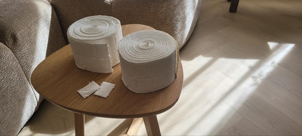 Celstofdoekjes voor nagels, Ophalen