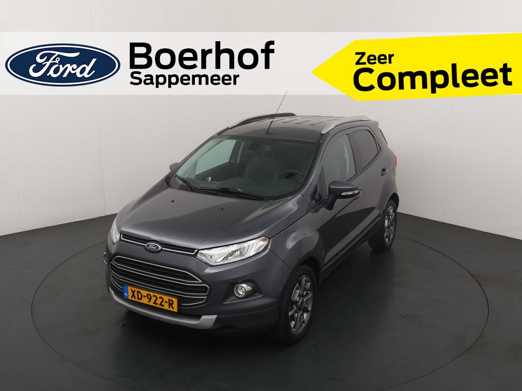 Ford EcoSport Titanium | Stoelverw/Voorruitverw. | D-riem al, Voorwielaandrijving, 125 pk, Gebruikt, Leder en Stof