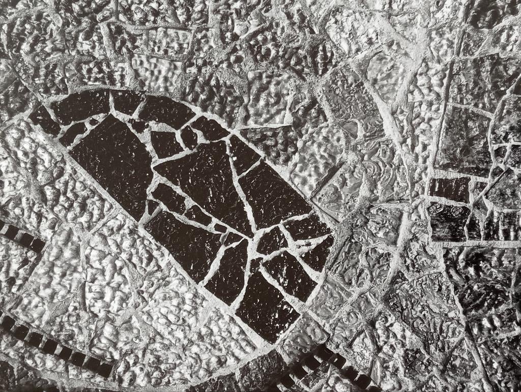 Louis de Roode Mozaïek Shell Pernis foto jaren 60-70, Ophalen of Verzenden