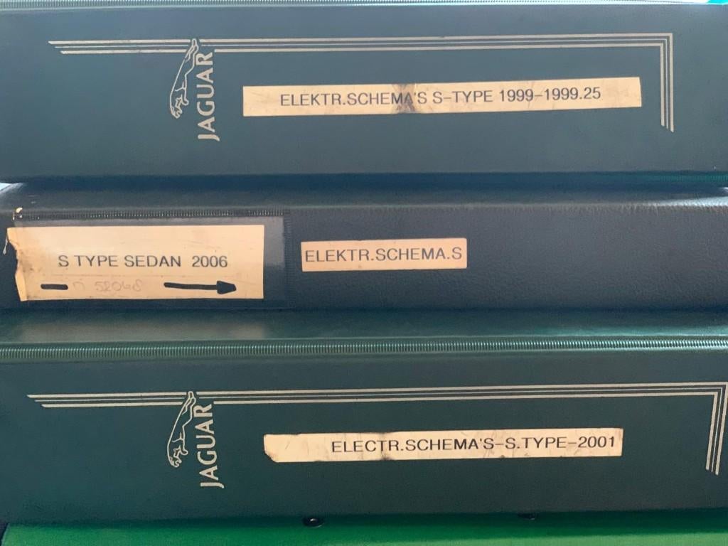 Jaguar elektrische schema's S-type 2001, Auto diversen, Handleidingen en Instructieboekjes, Ophalen of Verzenden