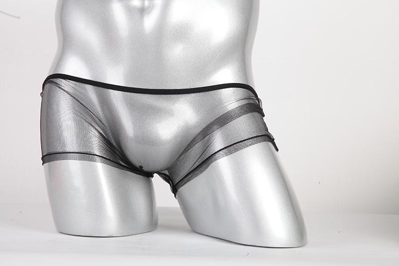 Zwarte doorzichtige boxer / boxershort heren mannen sexy, Verzenden, Zwart, Boxer