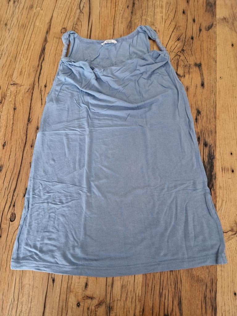 Te koop blauwe damestop, maat M, merk Hema., Kleding | Dames, Maat 38/40 (M), Blauw, Ophalen of Verzenden, Zo goed als nieuw